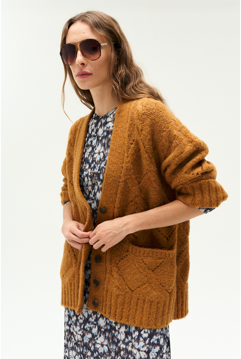 CARDIGAN V M/L RAY