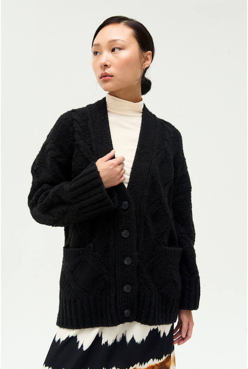 CARDIGAN V M/L RAY