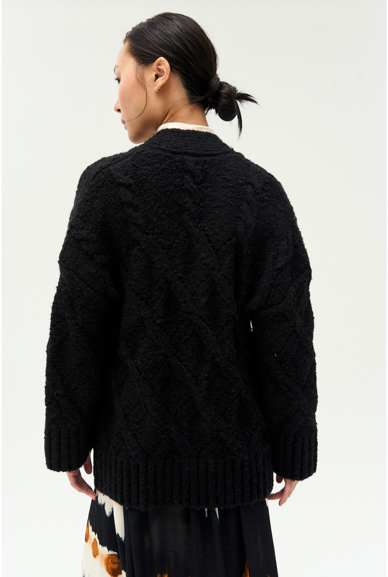 CARDIGAN V M/L RAY