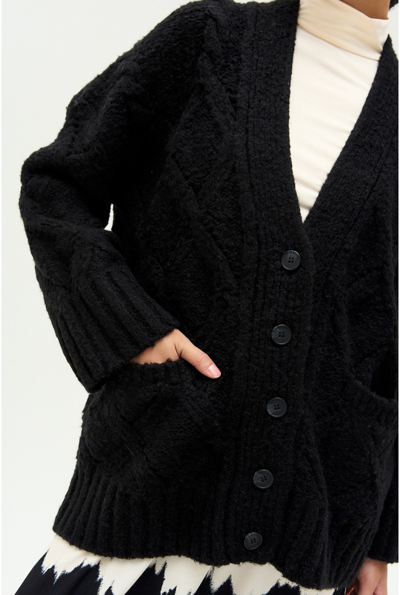 CARDIGAN V M/L RAY