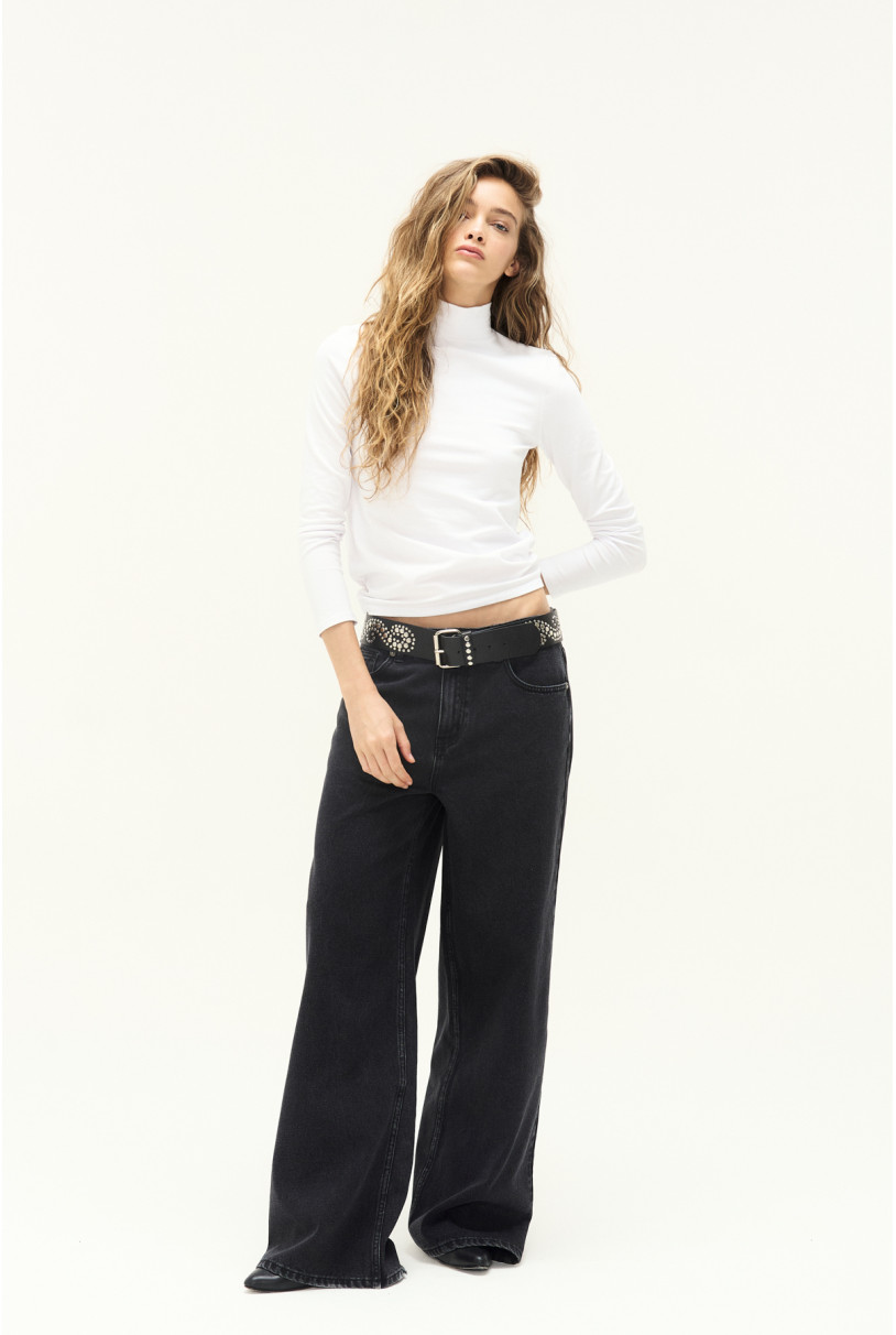 JEAN WIDE LEG ZAPPA