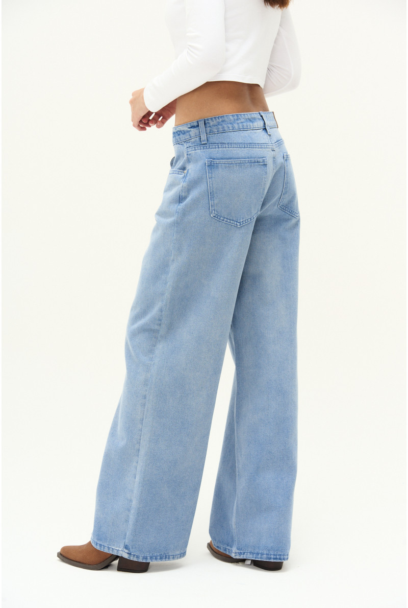 JEAN WIDE LEG ZAPPA