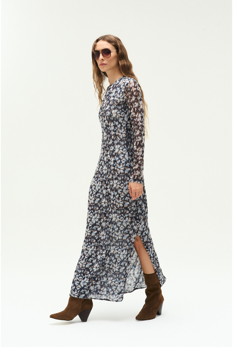 VESTIDO C/R M/L ETTA