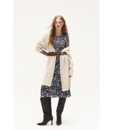 CARDIGAN V M/L FOX