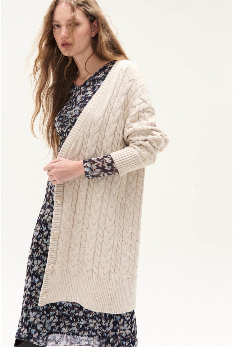 CARDIGAN V M/L FOX