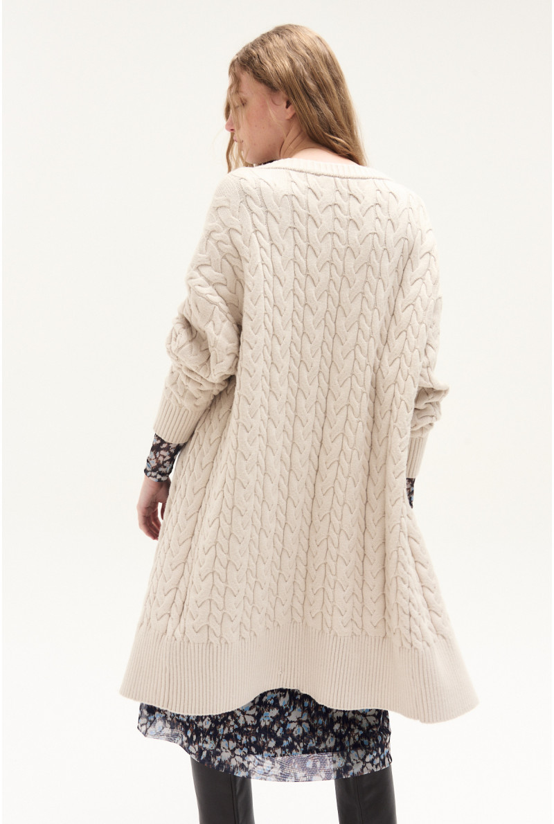 CARDIGAN V M/L FOX