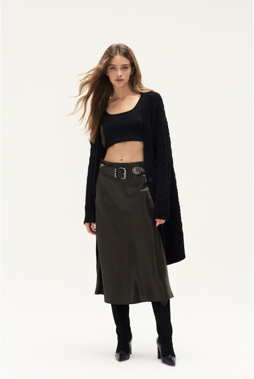 CARDIGAN V M/L FOX