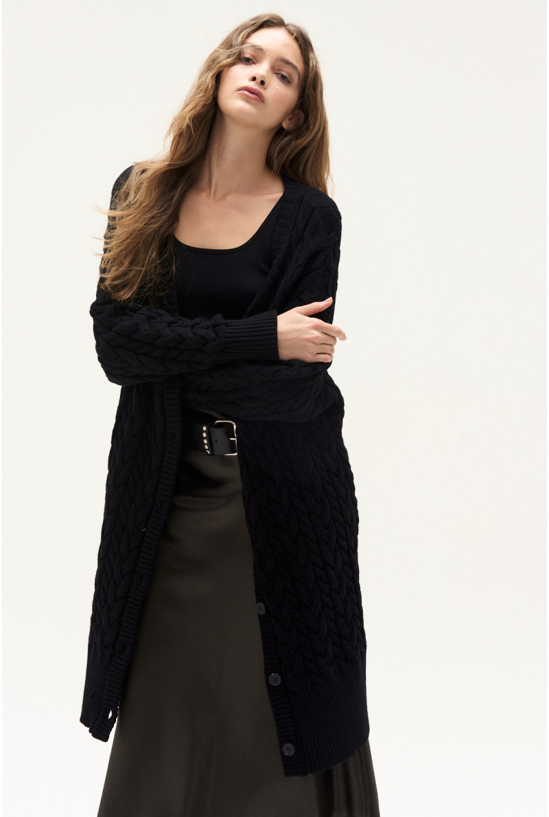 CARDIGAN V M/L FOX