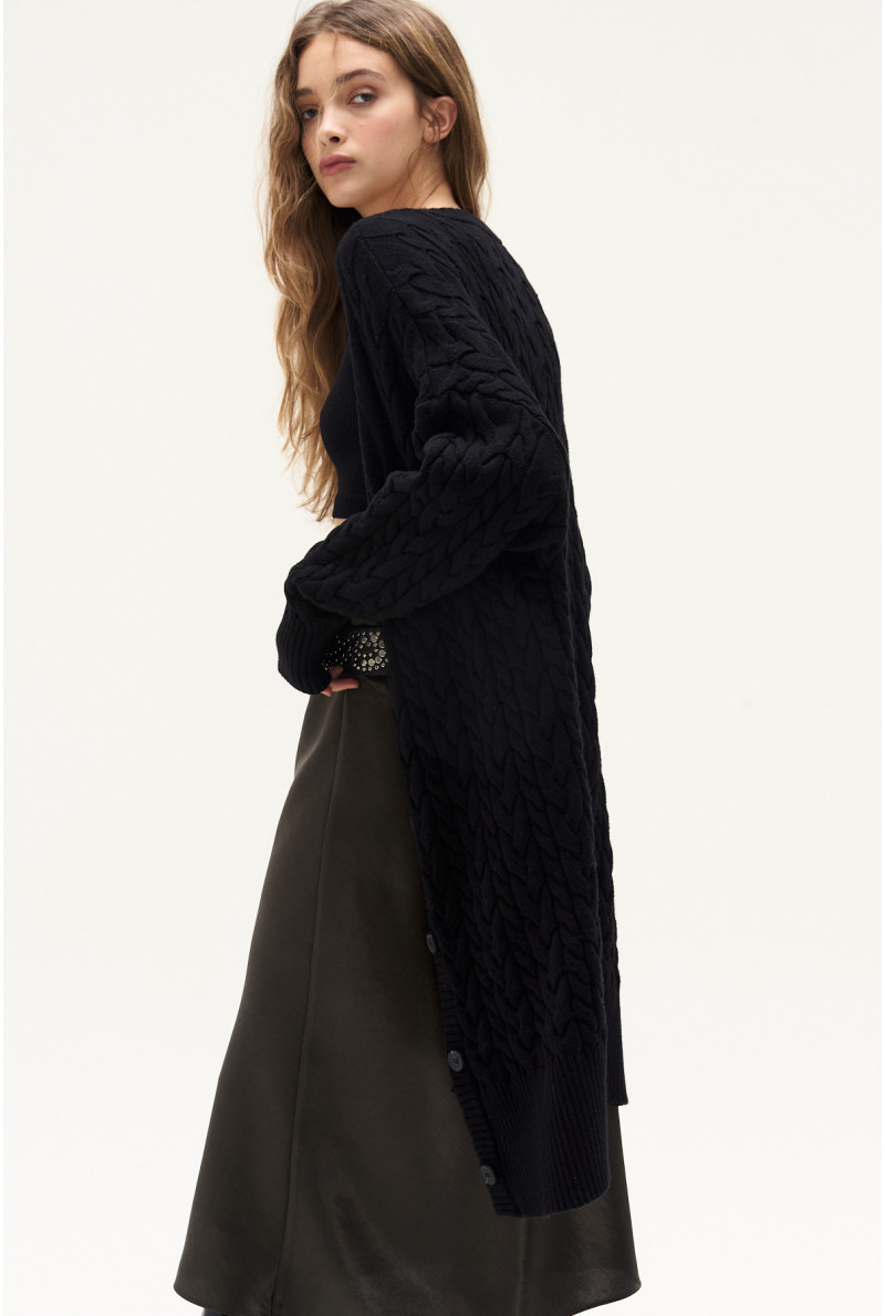CARDIGAN V M/L FOX