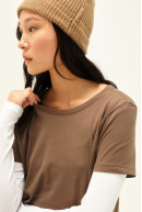 REMERA C/R M/C ARETHA