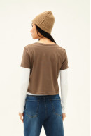 REMERA C/R M/C ARETHA