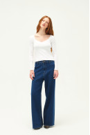 JEAN WIDE LEG AMY
