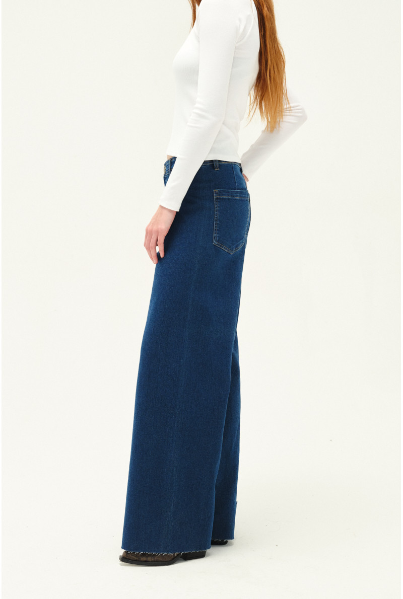 JEAN WIDE LEG AMY