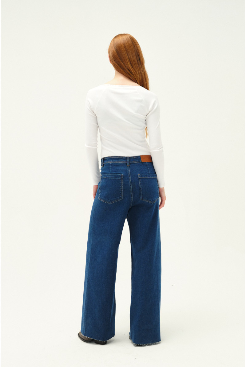 JEAN WIDE LEG AMY