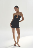 VESTIDO CORTO STRAPLES OLIVIA