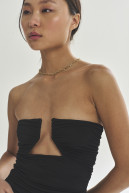 VESTIDO CORTO STRAPLES OLIVIA