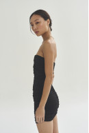 VESTIDO CORTO STRAPLES OLIVIA