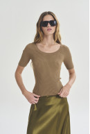 SWEATER C/R M/CODO AMY