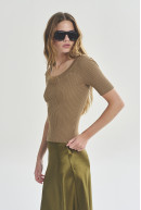 SWEATER C/R M/CODO AMY