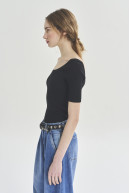 SWEATER C/R M/CODO AMY