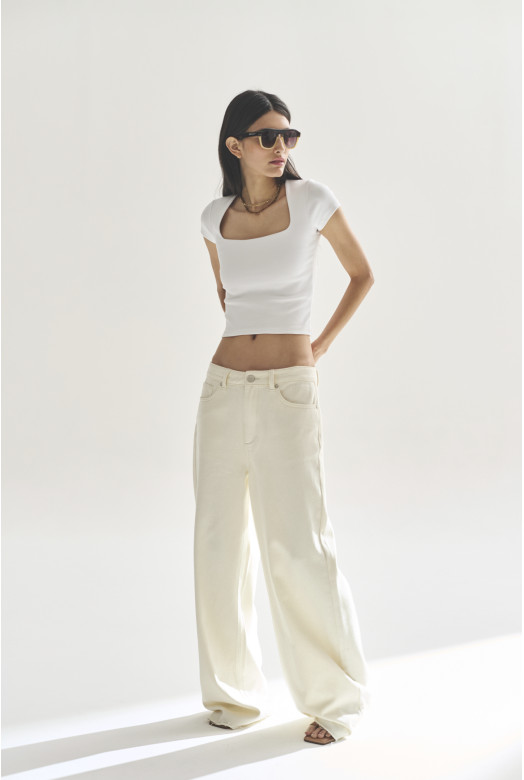 JEAN WIDE LEG CARLY
