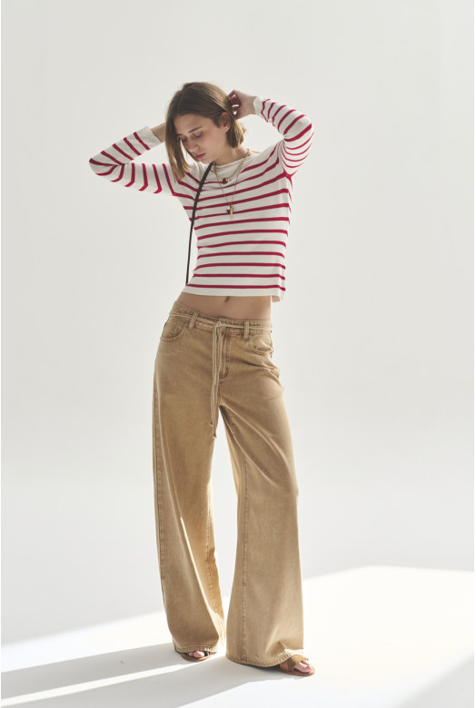 SWEATER C/BOTE M/L DORIS
