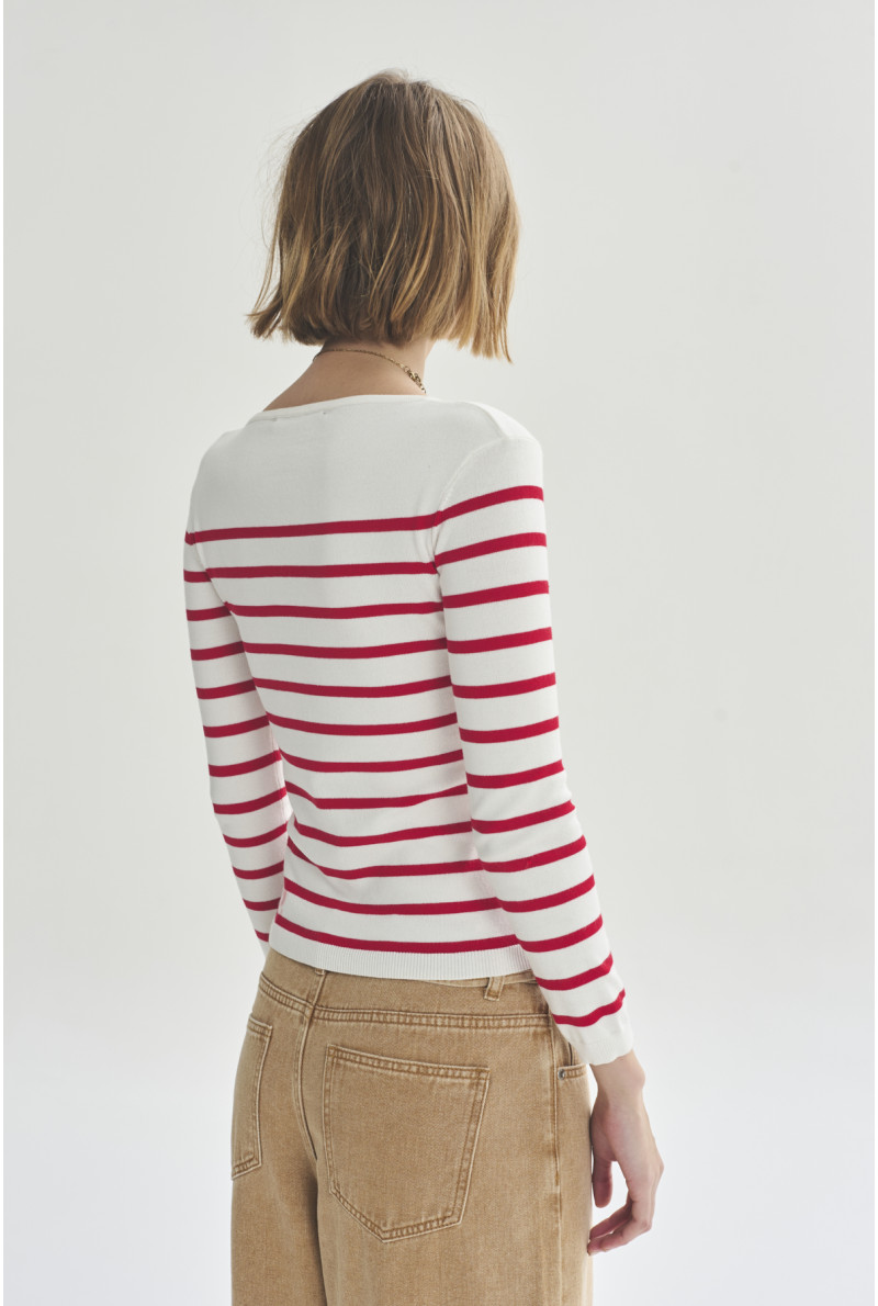 SWEATER C/BOTE M/L DORIS