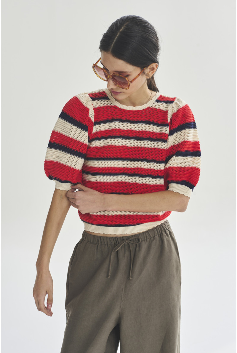 SWEATER C/R M/CODO DIZZY
