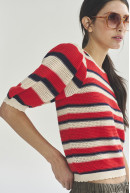 SWEATER C/R M/CODO DIZZY