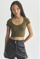 REMERA CORTA OLIVIA