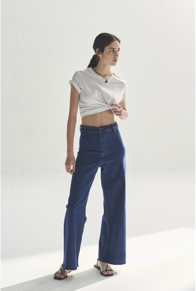 JEAN WIDE LEG AMY