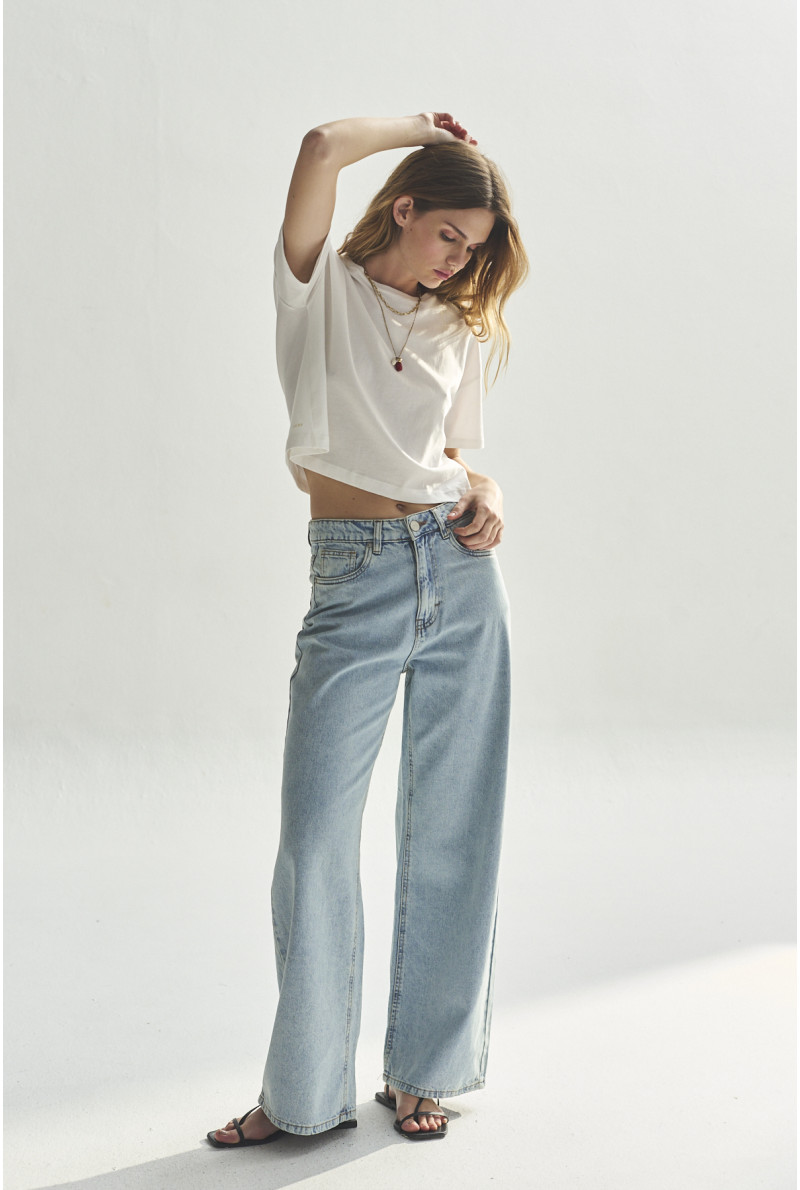 JEAN WIDE LEG FRANK