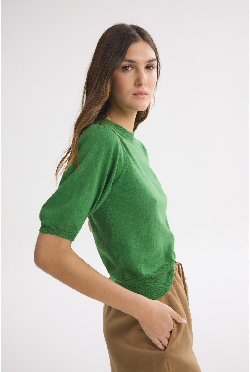 SWEATER C/R AL CODO MORA