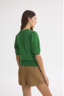 SWEATER C/R AL CODO MORA