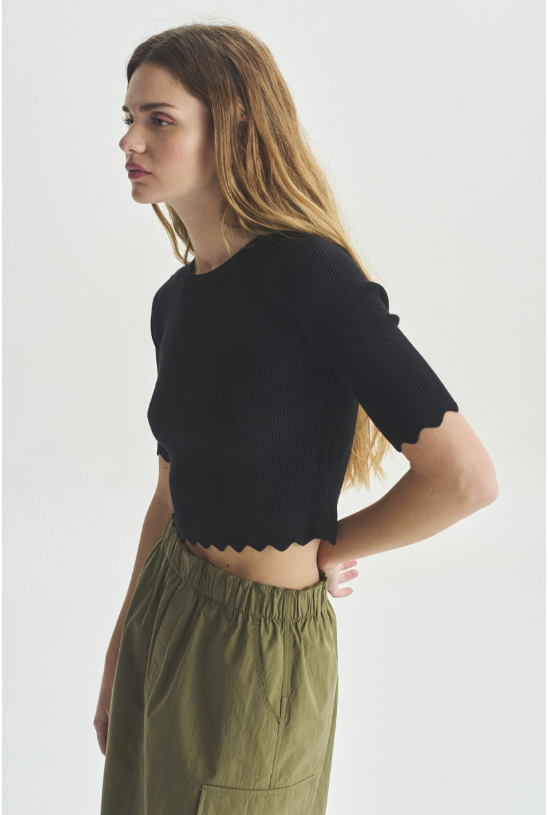 SWEATER C/R M/CODO SAM