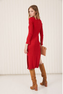 VESTIDO C/R M/L LOUIS