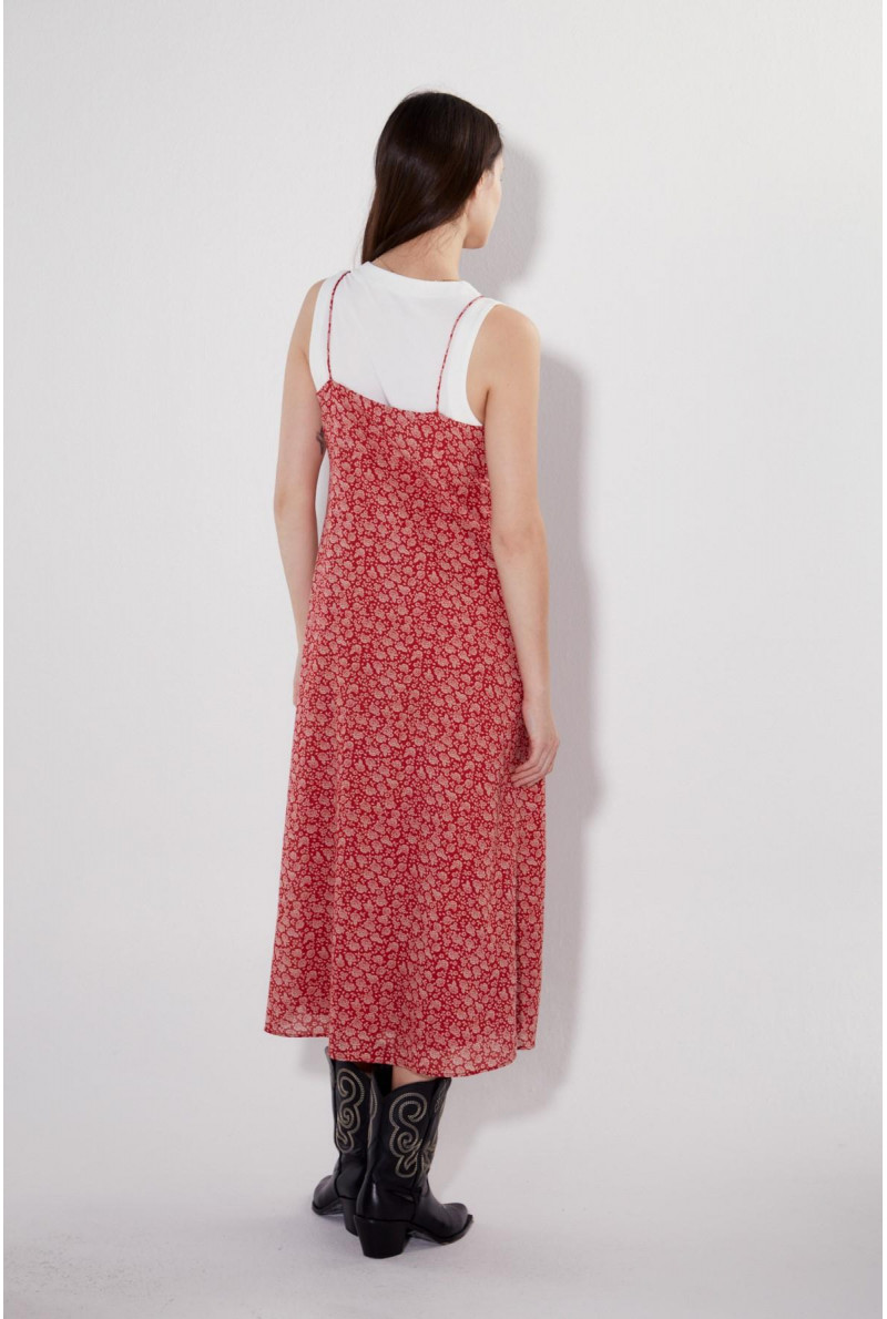 VESTIDO LARGO ALMENDRA