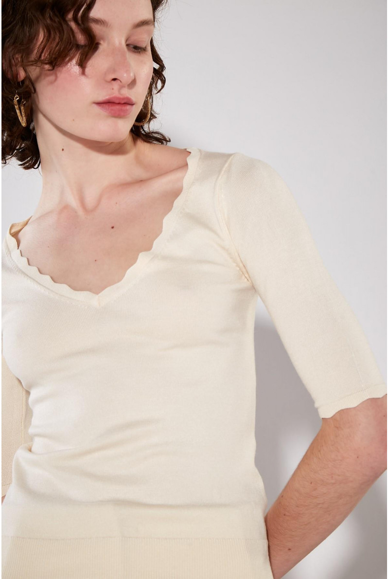 SWEATER V AL CODO OLIVIA