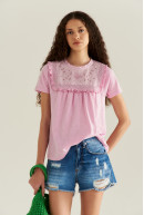 REMERA C/R M/C OLIVIA